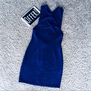 royal blue tobi mini dress